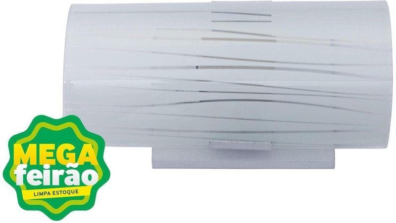Arandela-1-Lampada-Sobrepor-Telha-Vidro-Ate-100W-Aluminio-Jm-610-Lis-Branco-Bivolt