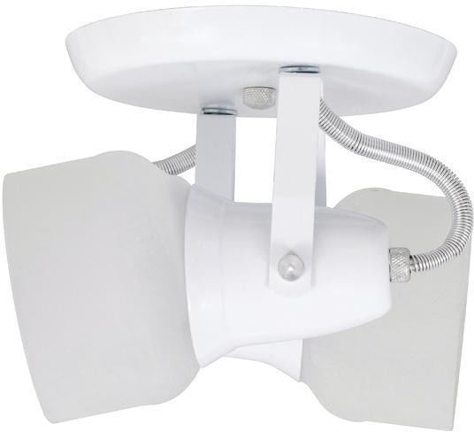 Spot-de-Sobrepor-2-Lampadas-Boca-de-Vidro-Ate-100W-Aluminio-Jm-231-2Br-Branco-Bivolt