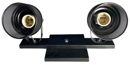 Spot-de-Sobrepor-2-Lampadas-Retangular-100W-Aluminio-Vmc-803-2-Preto-Bivolt