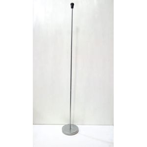 Luminária 1 Lâmpada de Chão Vertical 100W Alumínio Vmc 8009 Prata Bivolt