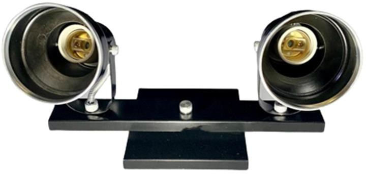 Spot-de-Sobrepor-2-Lampadas-Retangular-100W-Aluminio-Vmc-804-2-Preto-Bivolt