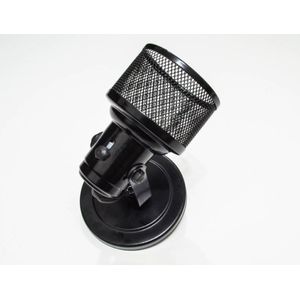 Spot de Sobrepor 1 Lâmpada Redondo 100W Alumínio Vmc 609/1 Preto Bivolt