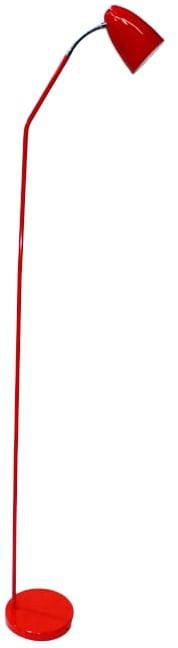 Luminaria-1-Lampada-de-Chao-Vertical-100W-Aluminio-Vmc-8012-Vermelho-Bivolt