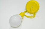 Pendente-1-Lampada-Redondo-100W-Aluminio-Vmc-720-Amarelo-Bivolt