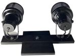 Spot-de-Sobrepor-2-Lampadas-Retangular-100W-Aluminio-Vmc-803-2-Preto-Bivolt
