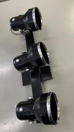 Spot de Sobrepor 3 Lâmpadas Retangular 100W Alumínio Vmc 804/3 Preto Bivolt