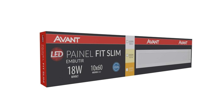 PAINEL-LED-DE-EMBUTIR-FIT-SLIM-18W-3000K-ALUMINIO-POLICARBONATO-AVANT-490100574-BRANCO-BIVOLT