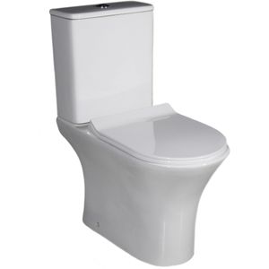 Vaso Sanitário com Caixa Acoplada Acqua Line All C-2217 com Acessórios de Instalação Acionamento Duplo Branco 3/6 Litros