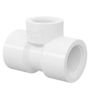 Te Rosqueável Redução 3/4" x 1/2"