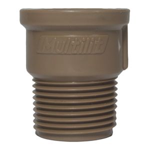 Adaptador Curto Soldável e Rosqueável Multilit 40mm 1.1/4"