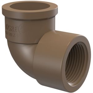 Joelho Soldável e Rosqueável Redução Tigre 90° 25mm 1/2"
