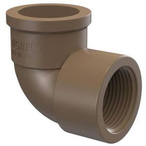 Joelho Soldável e Rosqueável Redução Tigre 90° 32mm 3/4"