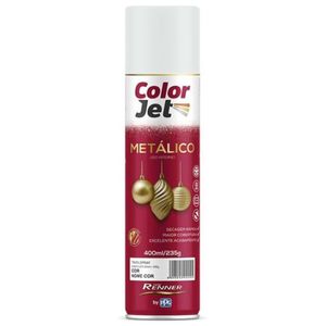 Tinta Spray Color Jet Metálico Prata 400ml
