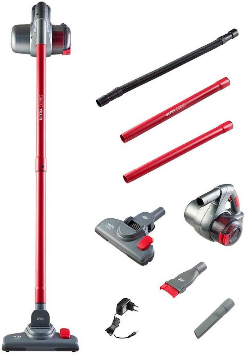 Aspirador-de-Po-Profissional-Wap-Ultra-Mob-2-em-1-550ml-Vermelho-e-Cinza-18V-Bivolt
