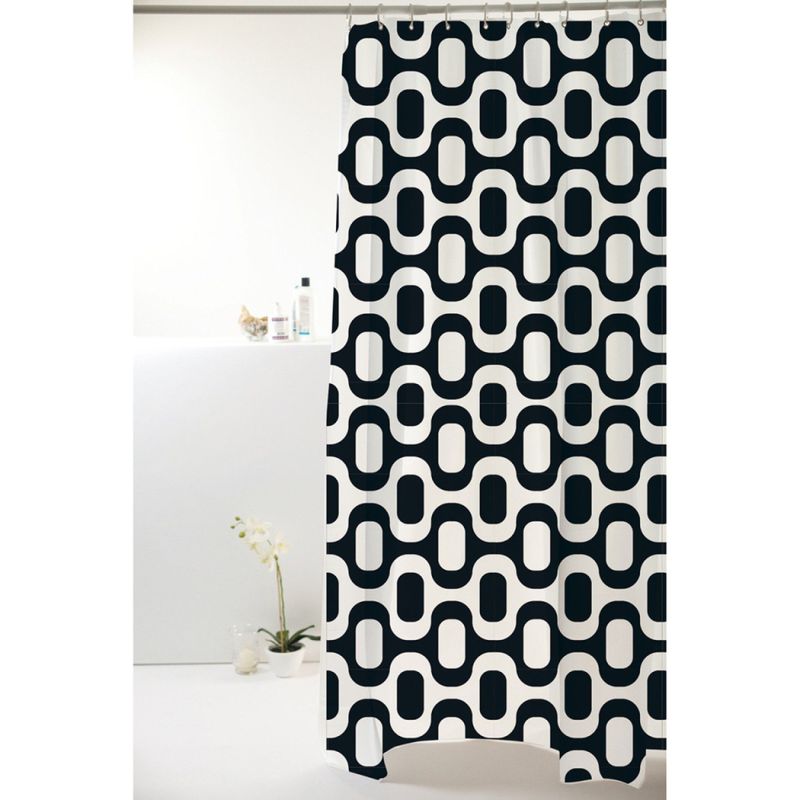 CORTINA-BOX-DE-BANHEIRO-UZOO-POLIESTER-GEOMETRICA-IPANEMA-PRETO-E-BRANCO-198X180M
