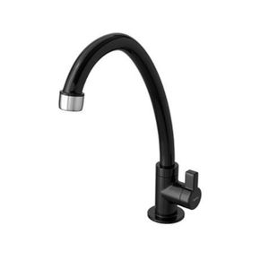 Torneira Pia Cozinha de Plástico Deca Hydraplus de Mesa Preta 1167.Pthpl