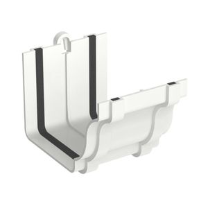 Emenda Para Calha Aquapluv Style Tigre Branco