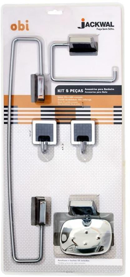Kit-Obi-Jackwall-022474-Com-Saboneteira-Metalica-Preto-5-Pecas