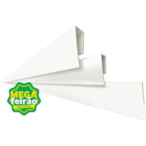 Roda Teto Plastilit U 6M Branco Neve