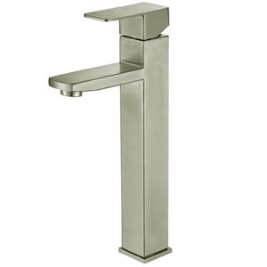 Torneira Misturador Monocomando Pia Banheiro Romar de Mesa Bica Alta Quadra Inox