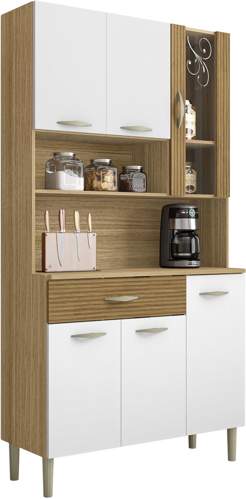 COZINHA-COMPACTA-6-PORTAS-1-GAVETA-GOLDEN-KITS-PARANA-FREIJO-SUPREMO-E-CP-RIPADO
