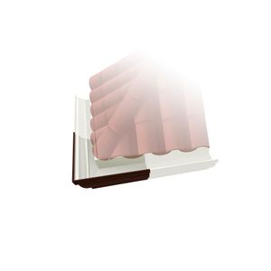 Esquadro Para Calha Externo Calhaforte Moldura Marrom