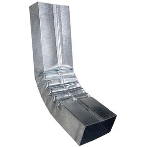Curva Para Calha Calhaforte Retangular Galvanizado