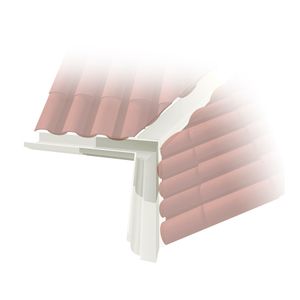 Esquadro Para Calha Interno Calhaforte Moldura Branco