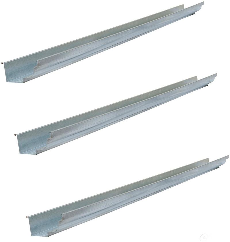 CALHA-PARA-TELHADO-CALHAFORT-GALVANIZADO-COM-CONDUTOR-DE-DESCIDA-6M