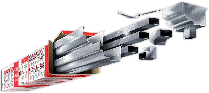 CALHA-PARA-TELHADO-CALHAFORT-GALVANIZADO-COM-CONDUTOR-DE-DESCIDA-6M