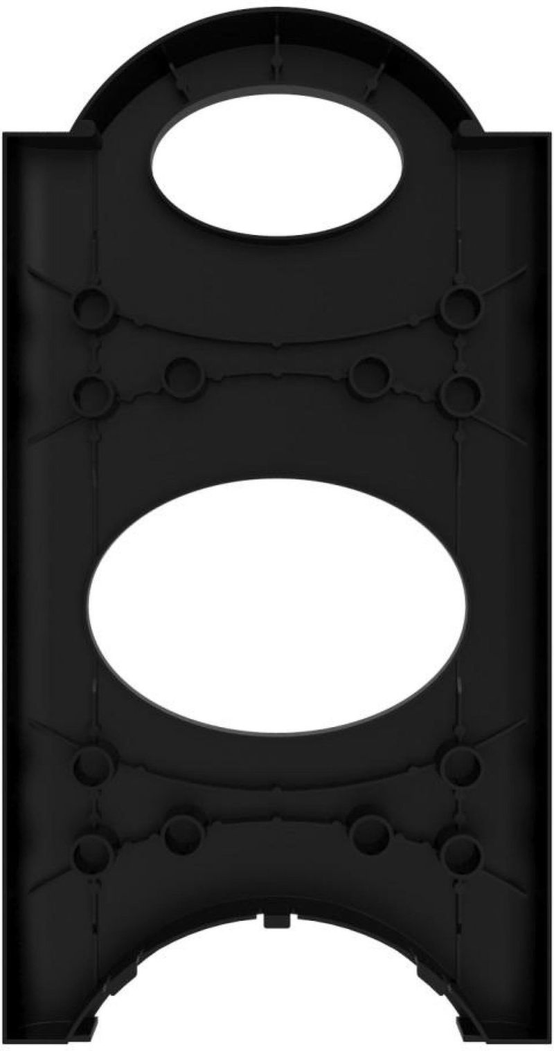 SAPATEIRA-GRIFIT-23648-TUB-2-MODULOS-40CM-PRETO