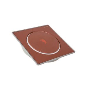 Ralo Grelha Quadrado Aquaplas Click Cobre 10x10cm