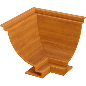 Canto Forro PVC Interno Real Rajado Cerejeira