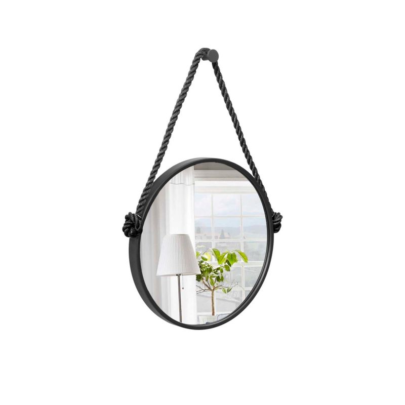 ESPELHO-DECORATIVO-E2G-DESIGN-PRETO-ALCA-CORDA-NAVAL-PRETA-REDONDO-50CM