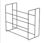 Sapateira-DS-Artefatos--DS0117Pr-Em-Aco-Pintado-Preto-Fosco-6-Pares-45x22x405