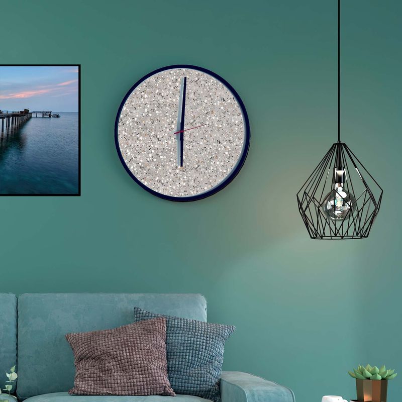 RELOGIO-E2G-DESIGN-RRP40TRP0191-ROUND-PRETO-MOSTRADOR-TERRAZZO-PONTEIRO-PRETO-40CM-REDONDO