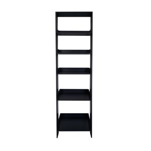 Estante Decorativa 5 Prateleiras Corso Paraty Preto 188x54x40cm