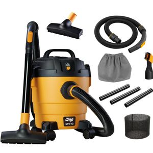 Aspirador de Pó Profissional Wap GTW 10 Litros com Acessórios Preto e Amarelo 1400W 220V