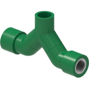 Te Misturador PPR Água Quente Tigre 25mm 3/4"