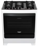 FOGAO-A-GAS-DE-PISO-5-BOCAS-DAKO-SUPREME-GLASS-BRANCO-BIVOLT