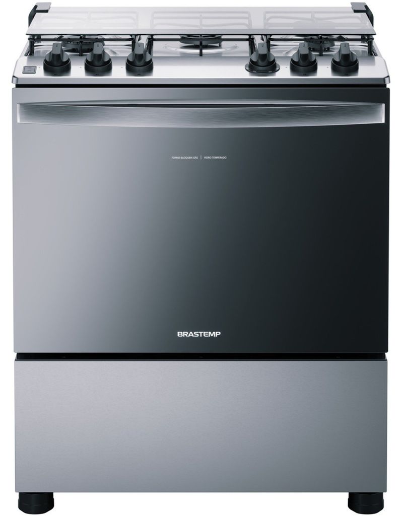 FOGAO-A-GAS-DE-PISO-5-BOCAS-BRASTEMP-INOX-BIVOLT