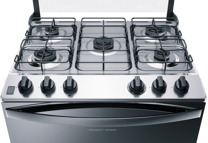 FOGAO-A-GAS-DE-PISO-5-BOCAS-BRASTEMP-INOX-BIVOLT