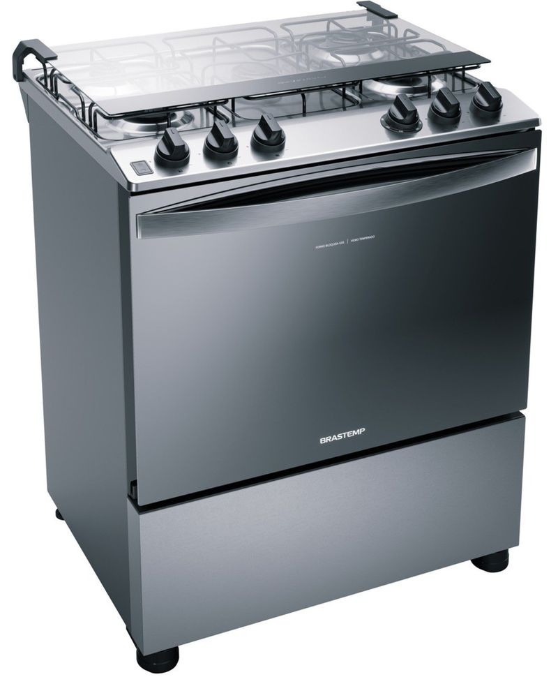 FOGAO-A-GAS-DE-PISO-5-BOCAS-BRASTEMP-INOX-BIVOLT