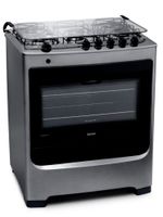 FOGAO-A-GAS-DE-PISO-5-BOCAS-CONSUL-INOX-COM-TAMPO-DE-VIDRO-BIVOLT