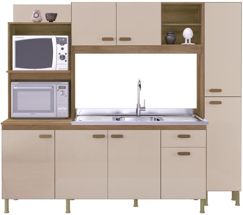 Cozinha-Compacta-8-Portas-1-Gaveta-Florenca-Indekes-Castani-e-Off-White-217cm