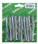 Parafuso Para Madeira de Fenda 4,5x50mm com Bucha 8mm com 10 Unidades