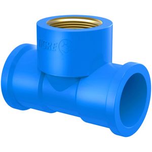 Te Soldável e Rosqueável com Bucha de Latão Tigre 20mm 1/2"