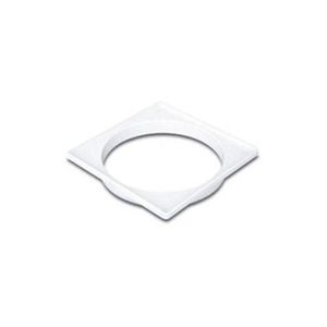 Porta Ralo Grelha Quadrado P/G Tigre Branco 15x15cm