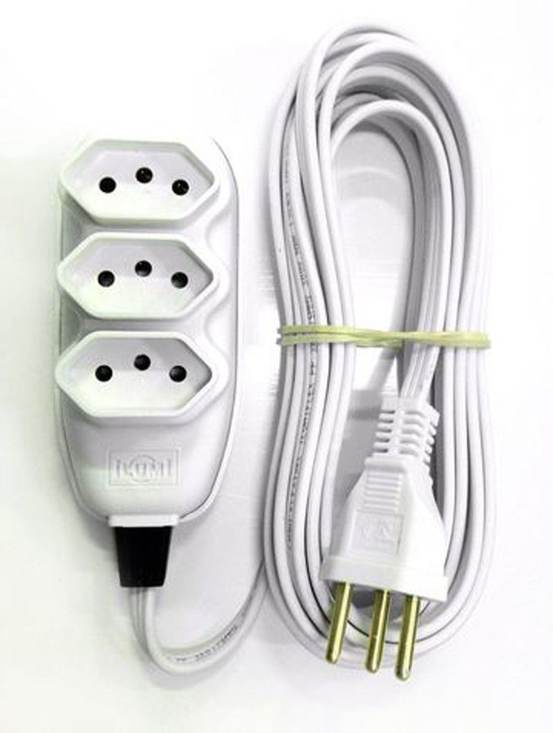 EXTENSAO-ELETRICA-COMPACTA-ILUMI-CABO-PP-CHAVE-BRANCA-3-VIAS-5M-10A-250V