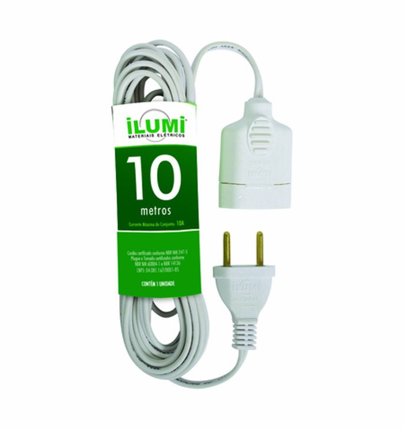 EXTENSAO-ELETRICA-CORDAO-PROLONGADOR-PARALELO-ILUMI-BRANCA-10M-10A-250V